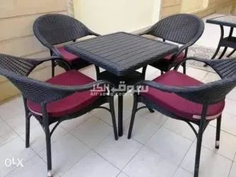 كراسي بالترابيزه للحدائق بلاستيك بيور فرز اول