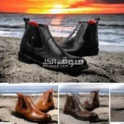 حذاء جلد طبيعي بقري - فخامة ورقي