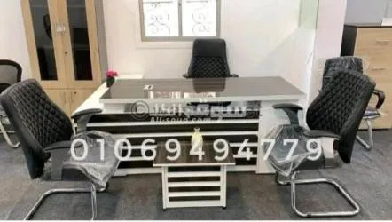 مكتب مدير أكريليك خشب mdf اسباني مستورد