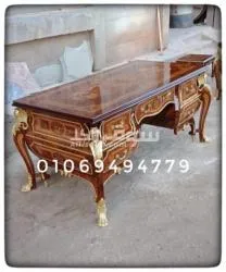 مكتب مدير عام كلاسيك خشب زان مطعم نحاس بخامات عاليه الجوده