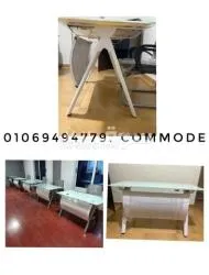 مكتب زجاج سيكوريت شاسيه معدن متاح جميع المقاسات