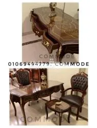 مكتب مدير عام كلاسيك خشب زان مطعم نحاس بخامات عاليه الجوده