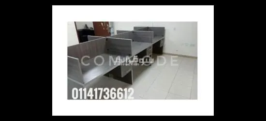 خليات عمل خشب mdfاسباني مستورد بوحدة ادراج جانبية