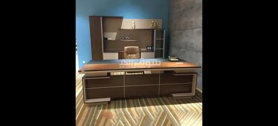 مكتب مدير خشب mdf اسباني مستورد متاح جميع المقاسات
