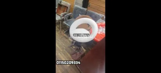 كرسي بار هيدروليك جلد