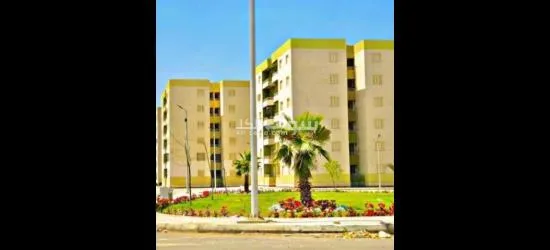 شقة اسكان اجتماعي بحي الاندلس قريبة من العاصمة الإدارية وأمام محطه القطار الكهربائي موقع متميز