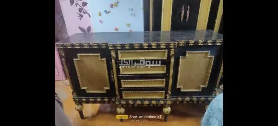 غرفة نوم كاملة مستعملة خشب تقيل بحالة جيدة للبيع - 2