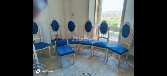 كراسي سفرة بحالة جيدة جدا - 1