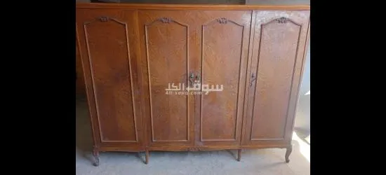 غرفة نوم خشب زان قديم