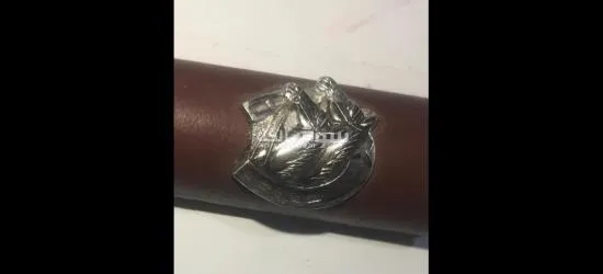 حجر كريم . خنجر ذهبي تحفه فنيه .خنجر بحراب جلد طبيعي .فاتحه واين تحفه - 5