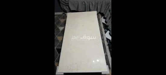 ترابيزه عموله خشب وعليها رخامه127في66 - 2