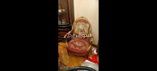 صالون اوبيسون فرنساوي شغل يدوي قديم حالة ممتازة رسمة المرضعه - 5