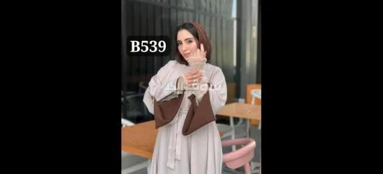 عبايه كم 2لون تحف وشيك جدا - 3