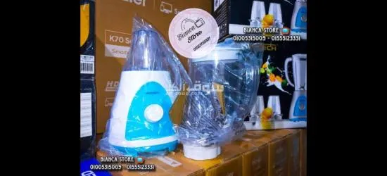 خلاط ميديا تك 1.5 لتر معاة 2 مطحنة ضمان سنتين