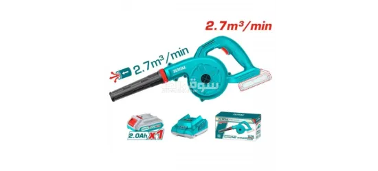 • بلاور بطاريه 20 فولت ببطارية وشاحن TOTAL