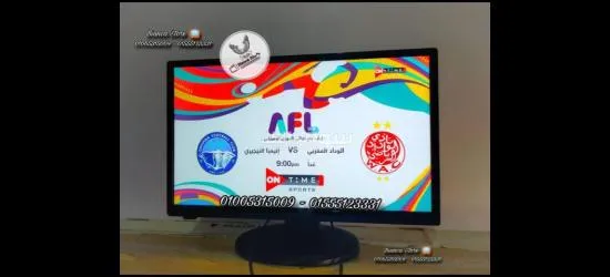 شاشة 24 بوصة + رسيفر iptv + قاعدة مكتب + حامل حائط + وصلات الشاشة بالضمان