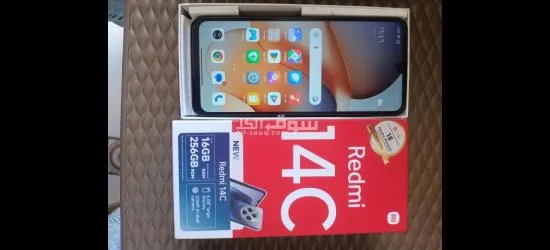 موبايل ريدمى 14c رامات ١٦ ذاكرة ٢٥٦ ****ر زيرو