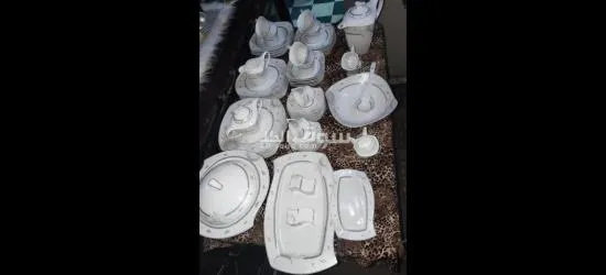 لسرعة البيع طقم صيني ٦٣قطعة صنع في الفلبين لم يستعمل بدون كرتونة - 3