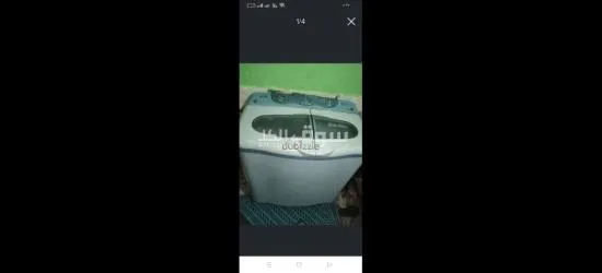 غساله نصف اوتوماتيك ماركه السقا ٨،٥ ك انتاج مصانع حربيه