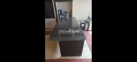 180x80 مكتب كويس جدا في 3قطع فقط