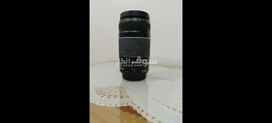 عدسة كانون زووم 75-300mm بحالة زيرو – مناسبة للبورتريه والتصوير البعيد - 4