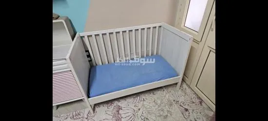 سرير ايكيا، سرير أطفال ايكيا، ikea baby cot, ikea cot - 6