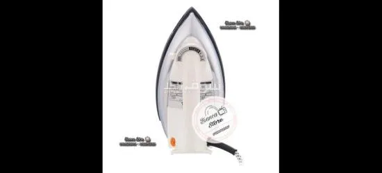 مكوة جافة ماركة تاتش الزنوكي - 1000 وات - أبيض TOUCH-40405 - قاعدة تيفلون مضادة للإلتصاق