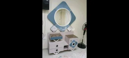 غرفة شبابى للبيع 2 سرير ودولاب وتسريحة - 3