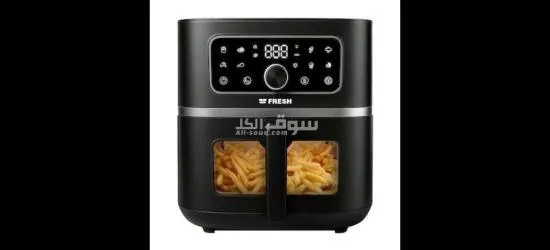 إير فراير فريش 5 لتر ديجيتال 1500 واط موديل FAF-D1500B ضمان سنة - 2