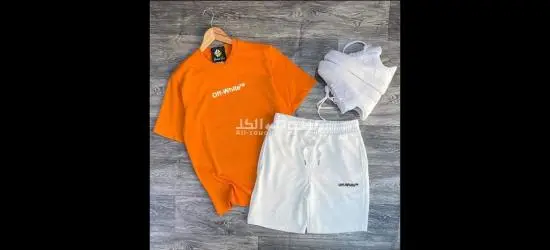 طقم صيفي أوف وايت خامة مبرد Off-White Tracksuit