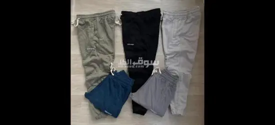 شروال قطن ضهر فوطه M.l.xl.xxlلوجو تطريز جيب خلفي  السعر : 390Sd - 4