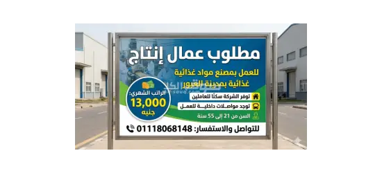شغل مواد غذائيه
