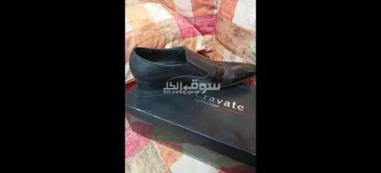 حذاء رسمى رجالى فاخر باللون الأسود الملكى من La Cravate collection- جديد تماماً - مقاس 40 - 6