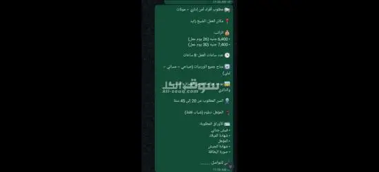 مطلوب أفراد أمن ادارى الشيخ زايد