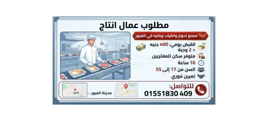 مصنع اطياب ولحوم