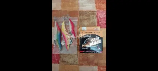 🎣 للبيع: عود صيد كوري فايبر جلاس 4.0 متر +مكنه صيد كونهاى sG5000+بكره خيط نايلون+3 رابله ملونه🎣 - 2