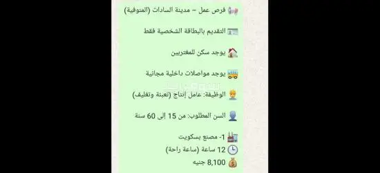 مدينه السادات في محافظه المنوفيه