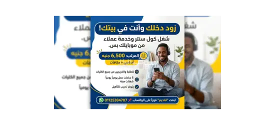 فرصة شغل اونلاين من البيت