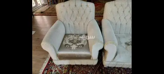 طقم انتريه ٣ قطع (كنبه+٢ فوتيه) - 2
