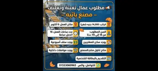 عامل فى مصنع باتية