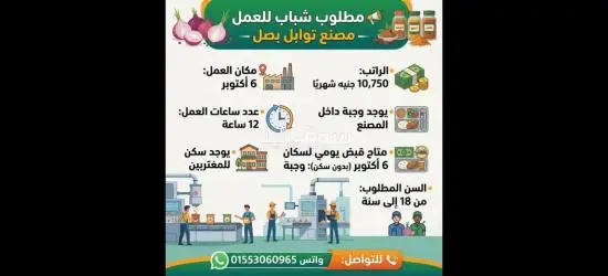 عامل فى مصنع توابل بصل